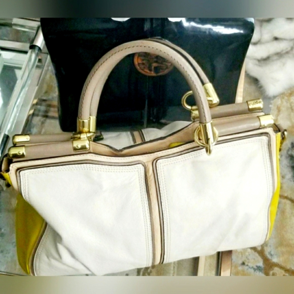 Coach Color Block Handbag - Picture 2 of 4